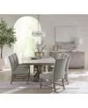 Bernhardt Cornelia 9-pc. Dining Set (rectangular Table & 8 Side Chairs) In Transparent