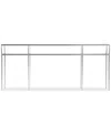 Bernhardt Cornelia Console Table In Silver