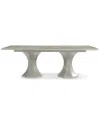 Bernhardt Cornelia Rectangular Dining Table In Silver