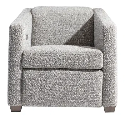 Bernhardt Covina Fabric Power Recliner In Gray