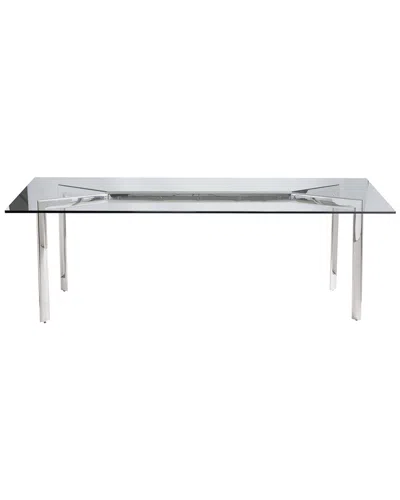 Bernhardt Cristobal Dining Table In Silver
