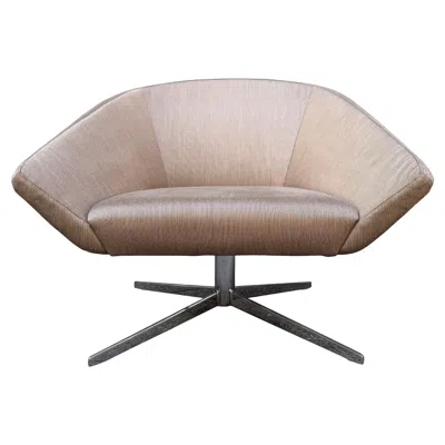 Pre-owned Bernhardt Design Beautiful Light Brown Remy Lounge Chair For Bernhardt