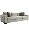 Bernhardt Drew Fabric Sofa In Brown
