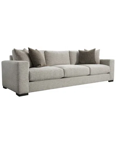 Bernhardt Drew Fabric Sofa In Brown