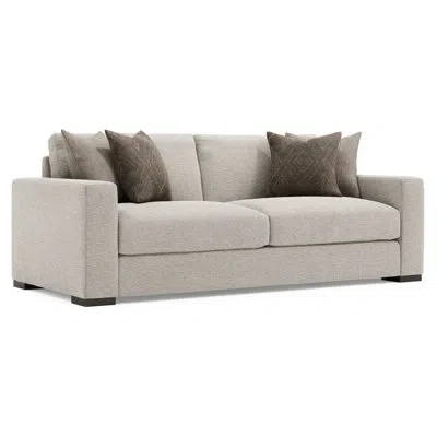Bernhardt Drew Fabric Sofa In Beige