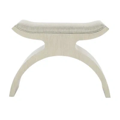 Bernhardt East Hampton Bench In Creamy Tan