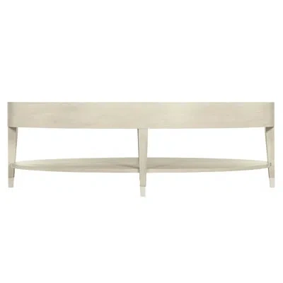 Bernhardt East Hampton Coffee Table With Storage In White
