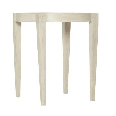 Bernhardt East Hampton End Table In Cerused Linen