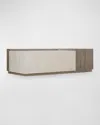 Bernhardt Interiors Ellis Cocktail Table In Brown, Nickel 