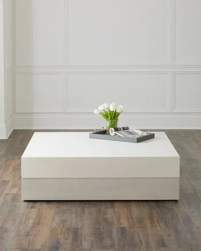 Bernhardt Ellison Cocktail Table In White