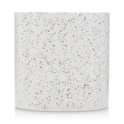 Bernhardt Encinitas Round Outdoor End Table In Terrazzo Stone