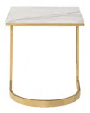 Bernhardt End Table In Gold
