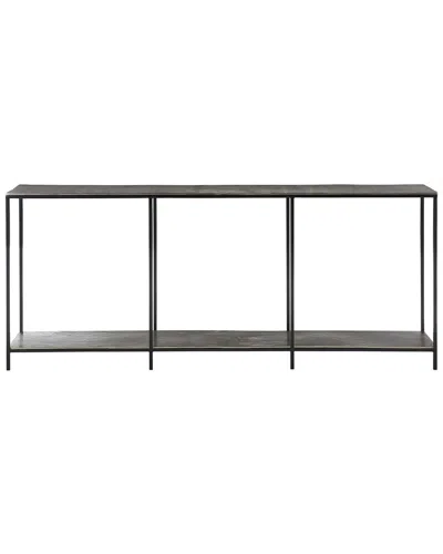 Bernhardt Equinox Console Table In Silver