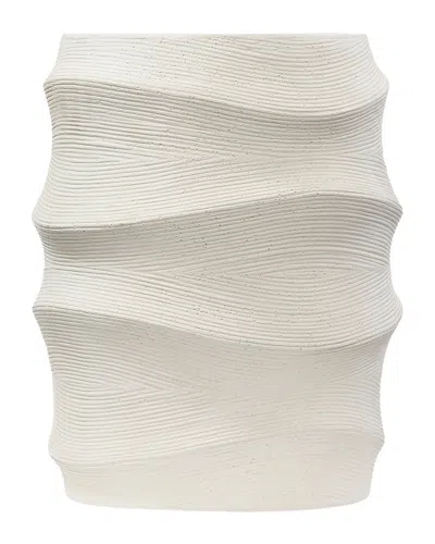 Bernhardt Exteriors Kai Side Table In White