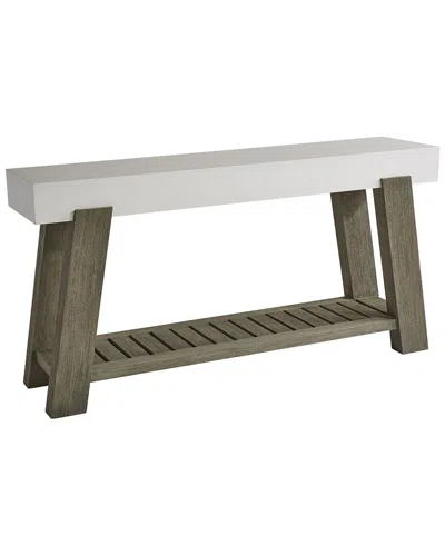 Bernhardt Exteriors Rochelle Console Table In White