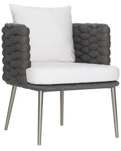 Bernhardt Exteriors Santa Cruz Outdoor Arm Chair In White