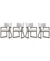 Bernhardt Foundations 4pc Arm Chair Set In No Color