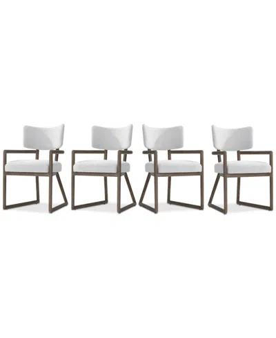 Bernhardt Foundations 4pc Arm Chair Set In No Color