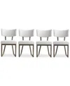 Bernhardt Foundations 4pc Side Chair Set In No Color