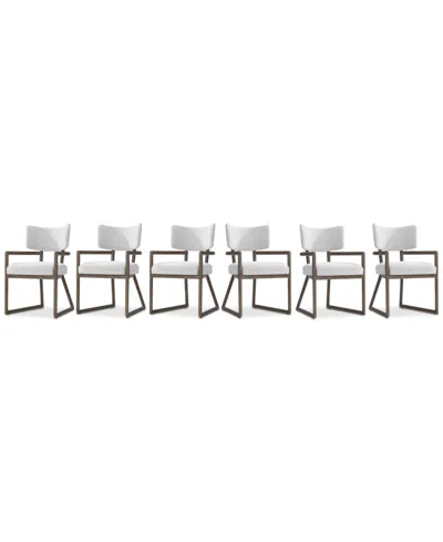 Bernhardt Foundations 6pc Arm Chair Set In No Color