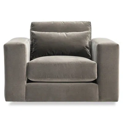 Bernhardt Felix Fabric Swivel Chair In Green