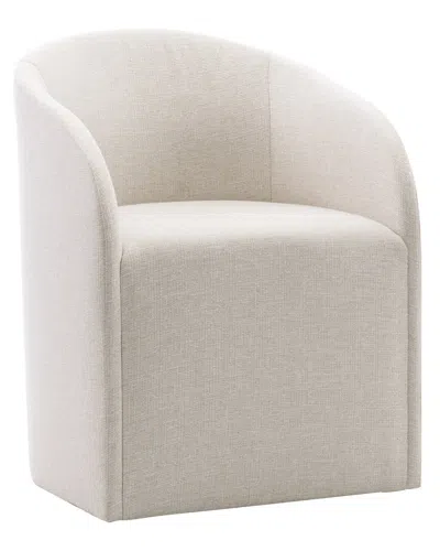 Bernhardt Finch Arm Chair In White