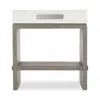 Bernhardt Foundations 1-drawer Nightstand In White/light Wood