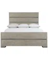 Bernhardt Foundations California King Panel Bed In Gray