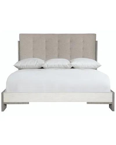 Bernhardt Foundations California King Upholstered Button Tufted Bed In Multi