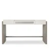 Bernhardt Foundations Desk In White/light Wood