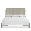 Bernhardt Foundations King Bed In Linen/shale