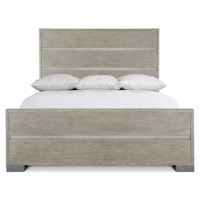 Bernhardt Foundations Panel Bed In Light Shale