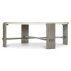 Bernhardt Foundations Round Cocktail Table In Linen
