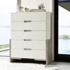 Bernhardt Foundations Tall Chest In White/light Wood