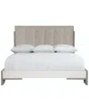 Bernhardt Foundations Upholstered Button Tufted Bed In White