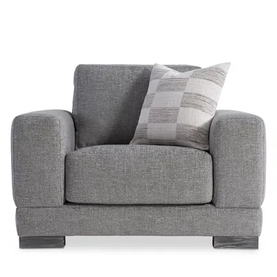 Bernhardt Fowler Fabric Chair In Gray