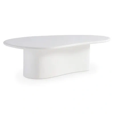 Bernhardt Fresco Outdoor Cocktail Table In Chalky White