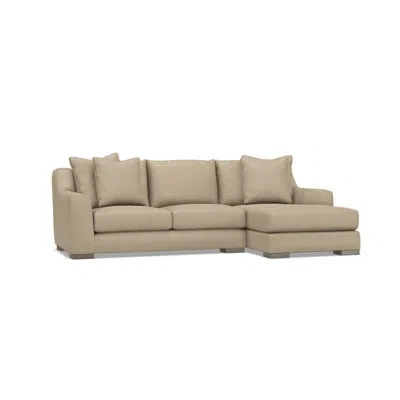Bernhardt Gabi Fabric Sectional In Taupe Polyester