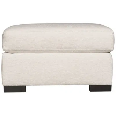 Bernhardt Germain 29" Rectangle Standard Ottoman In Cream
