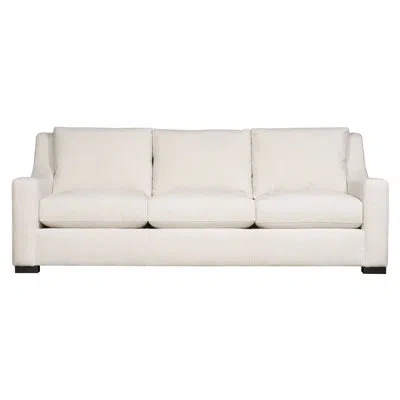 Bernhardt Germain 93" Square Arm Sofa With Reversible Cushions In Neutral