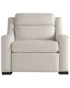 Bernhardt Germain Fabric Power Motion Chair In White