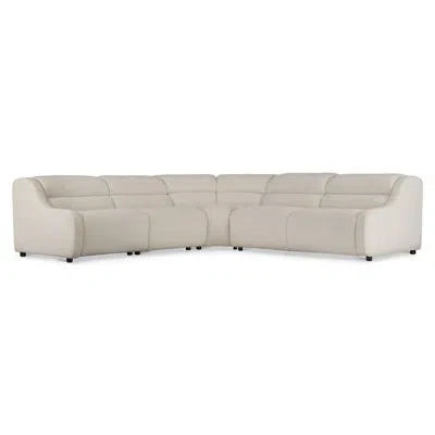 Bernhardt Gio 5 - Piece Upholstered Sectional In Beige