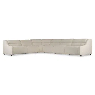 Bernhardt Gio 6 - Piece Upholstered Sectional In Beige