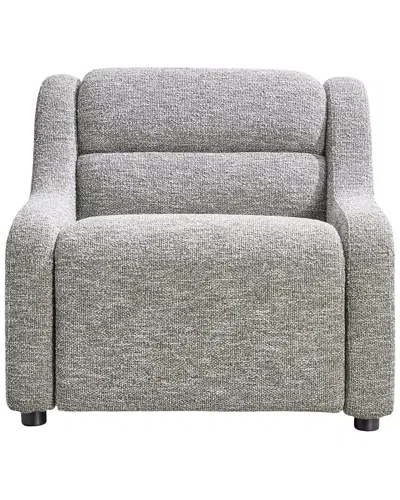 Bernhardt Gio Fabric Power Motion Chair In Gray