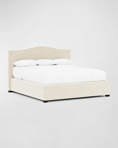 Bernhardt Graham Queen Bed In White/cream