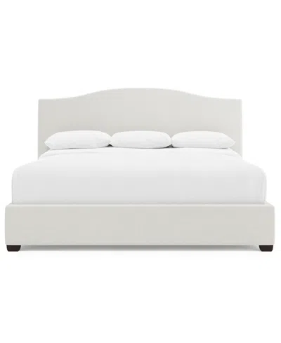 Bernhardt Graham Queen Upholstered Storage Bed In White