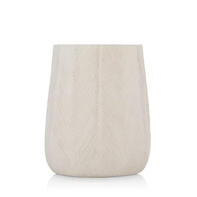 Bernhardt Grenada Round Drink Table In Stone/white