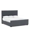 Bernhardt Griffin Queen Bed With 59.75 Headboard In Gray
