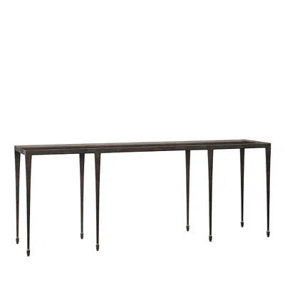 Bernhardt Halden Wrought Iron Console Table In Gray