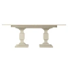 Bernhardt Hampton Extendable Dining Table In Cerused Linen
